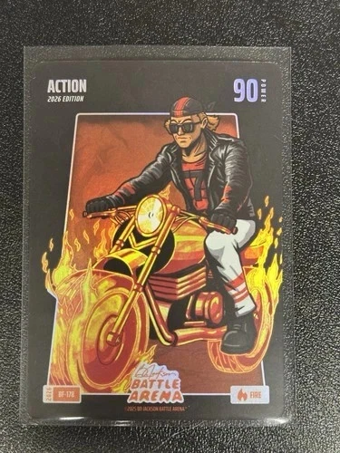 2026 Bo Jackson Battle Arena Action Fire BattleFoil BF-178 Jackson Holliday!