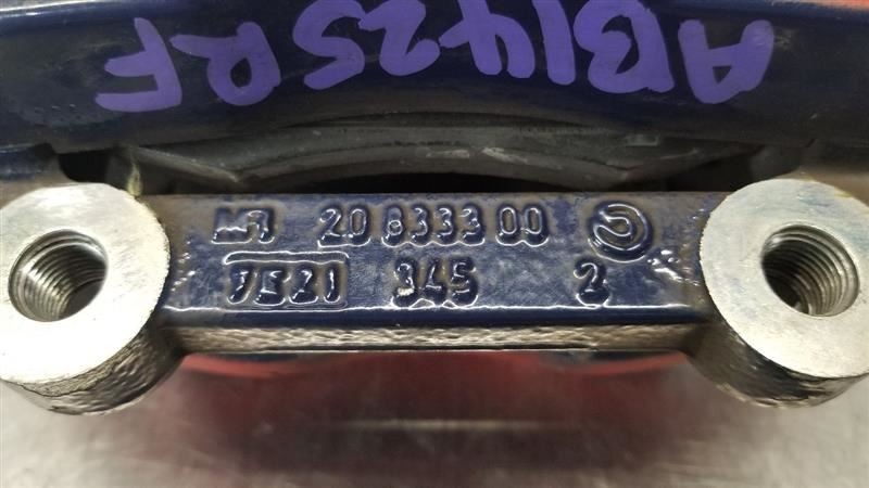 09 MASERATI GRANTURISMO BRAKE CALIPER FRONT RIGHT PASSENGER RED
