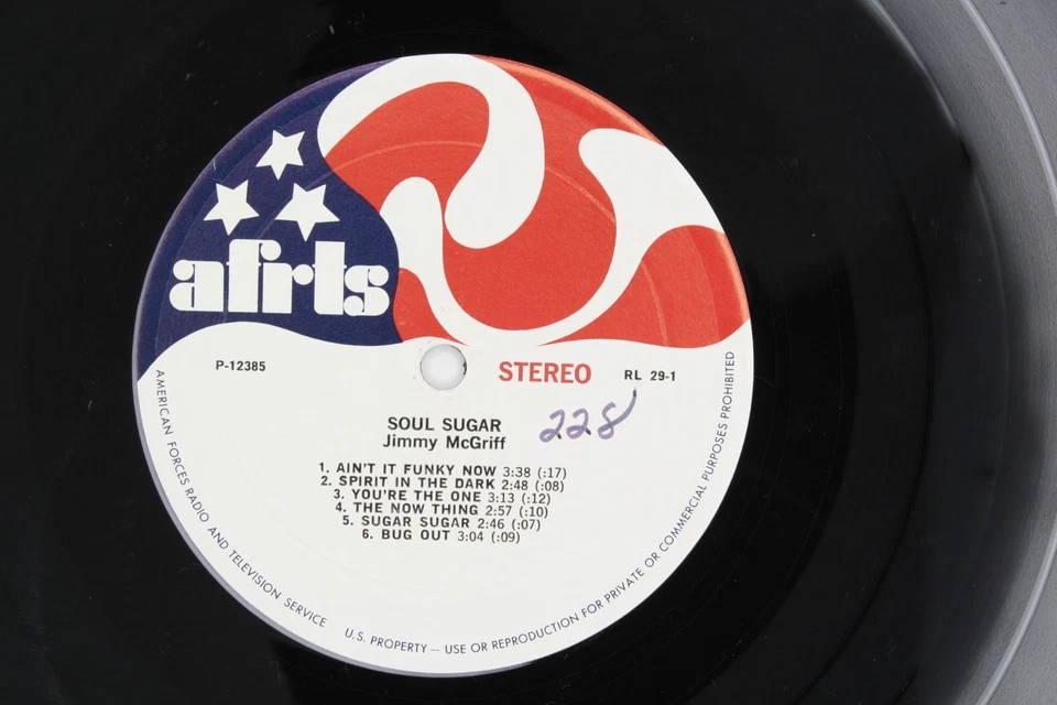 AFRTS Jimmy McGriff Soul Sugar Tom Rush Classic Rush Armed Forces Transcription - Image 4 of 4