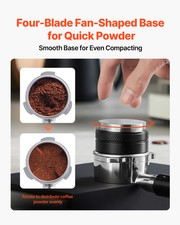 VEVOR Pressino per Espresso Manuale da 51 mm Tampone da Caffè a Molla