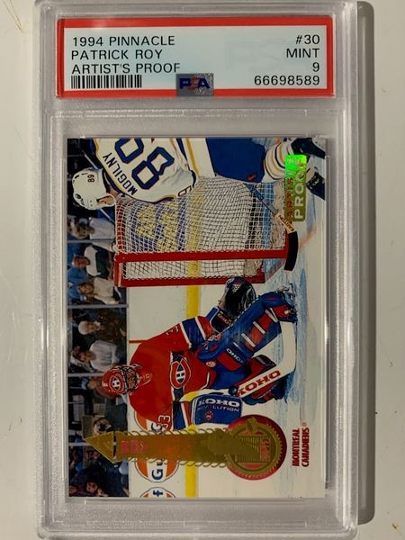 1994 Pinnacle Patrick Roy #30 Artist's Proof HOF PSA 9