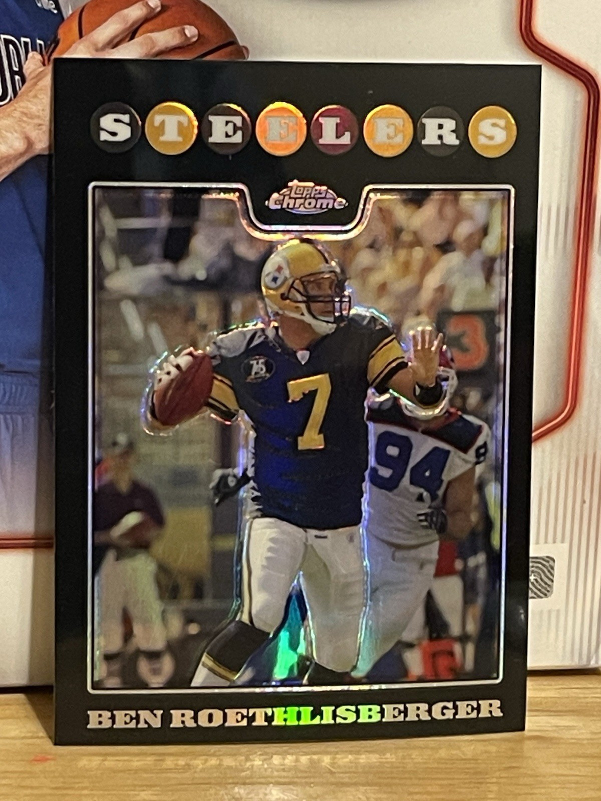 2008 Topps Chrome Ben Roethlisberger Refractor #TC12 Steelers