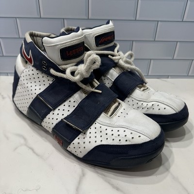 NIke LeBron Zoom 20-5-5 Midnight Blue White 311145-161 Men's US 14