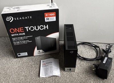 Seagate One Touch Hub 8TB Desktop externe Festplatte USB-C/USB 3.0 - vollständig getestet