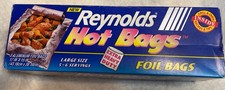 Reynolds Aluminum Hot Bags 3 Pack Large Size Foil Bags Discontinued NEW & Sealed