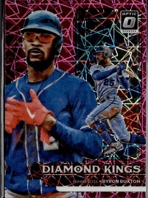 2022 Donruss Optic Baseball Byron Buxton Diamond Kings Pink /249 Twins #10