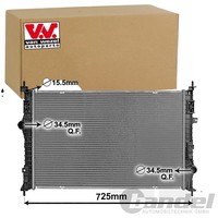 VAN Wezel KÜHler WasserkÜHler Passend FüR CitroËN Berlingo C4 C5 Grand Jumpy