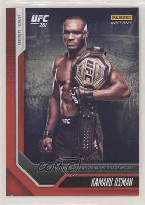 2021 Panini Instant UFC /796 Kamaru Usman #5 pe8
