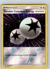 Double Colorless Energy 136/149 2017 Sun & Moon Base Reverse Holo Uncommon