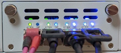 Sophos 4x 10GbE SFP+ Flexi Port Modul SGIZTCHF4 [LEDs tlw. DEFEKT] #87BA