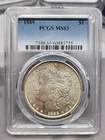 1889-P Morgan Silver Dollar $1 MS63 PCGS Certified Nice Toning 💥NO RESERVE💥