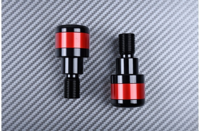 Embout de guidon anti-vibration rouge YAMAHA XMAX 400