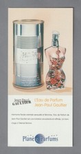 Werbekarte Marke Page Buvard -Classique Fleurs de Jean Paul Gaultier