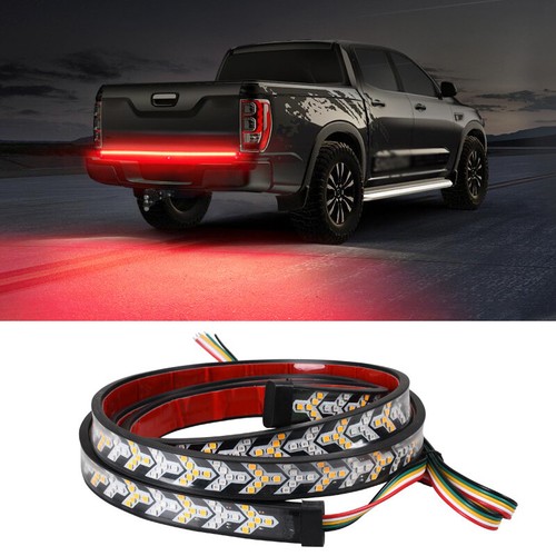 150CM LED Tailgate Light Strip Running Brake Truck Tailgate Light Bar Red/ Amber - Bild 3 von 6