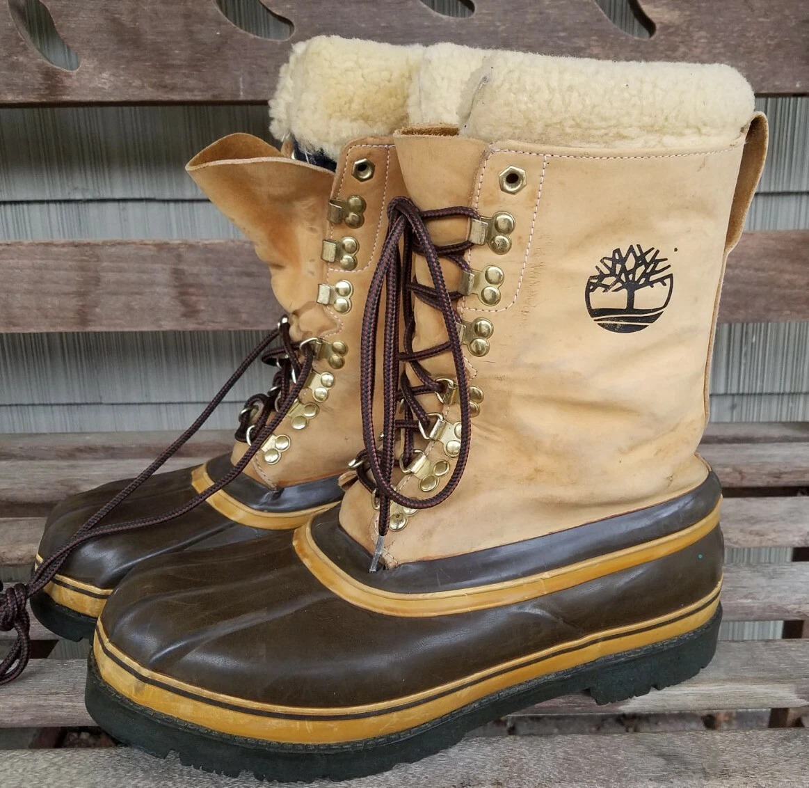 versterking sofa punt Timberland Snow Mobile Hunting Boots 24092M Size Men9 Vintage 1980s/90s  boots Vg | eBay