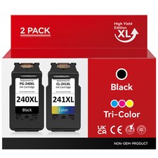 PG-240XL CL-241XL Black Color Ink Cartridge for Canon PIXMA MG3620 MG2120 MG3600