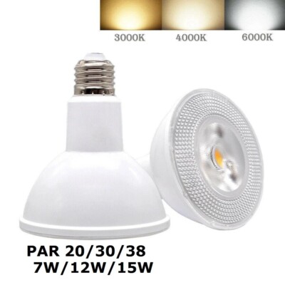 1x E27 LED Spotlight 7W 12W 15W LED Downlight par20 par30 par38 LED Bulbs Lamps