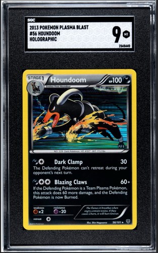 Houndoom graded SGC 9 for sale on eBay