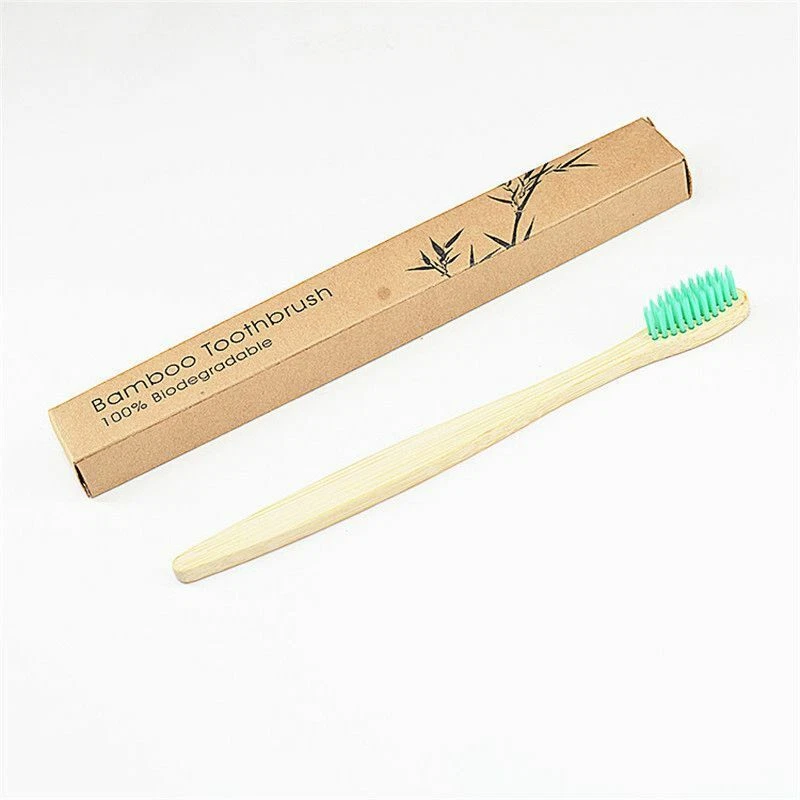 Wooden Toothbrush Healthy Soft Teeth Fibre Eco-Friendly Oral Cleaning 1PC - Image 4 of 4