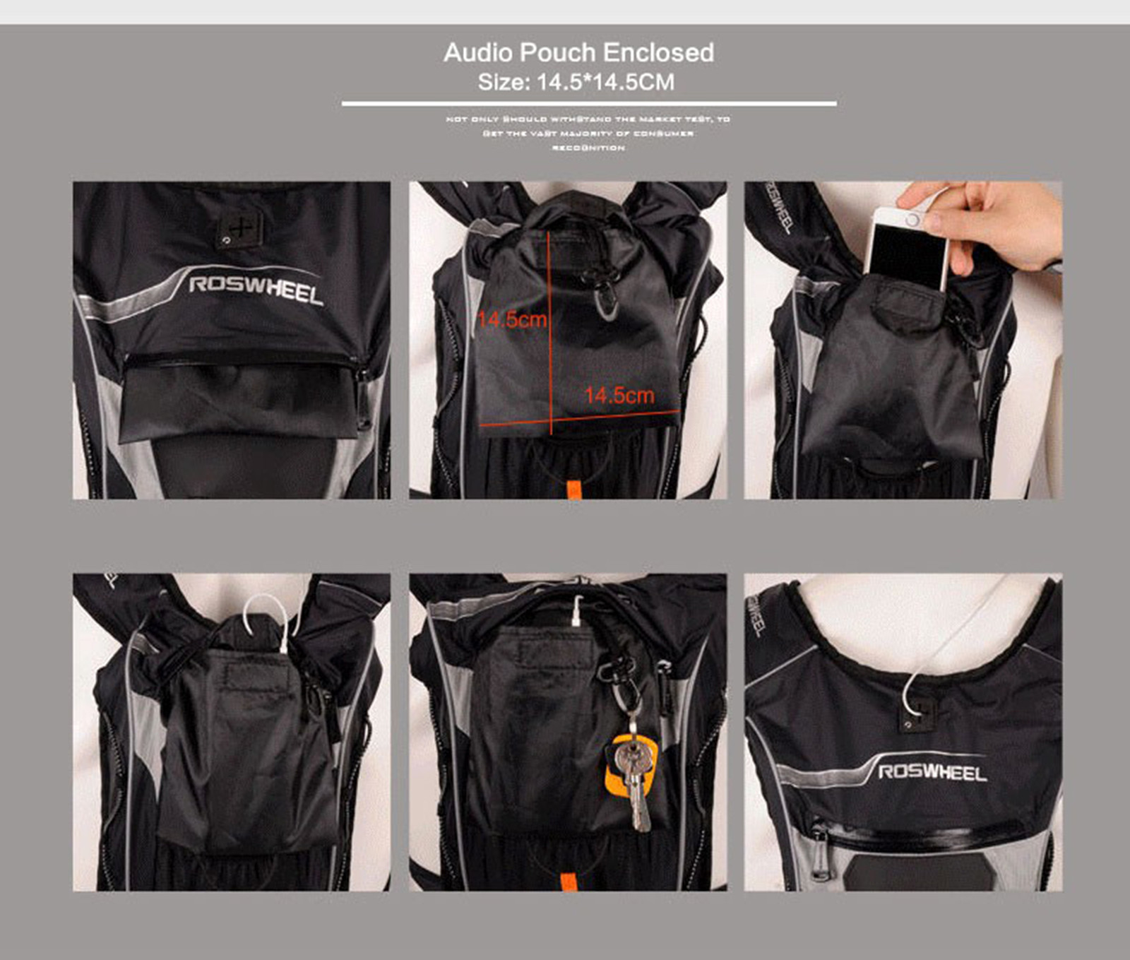 Mochila ROSWHEEL de Hidratacion Ciclismo Running IMPERMEABLE Bolsa 2 L 4349 | eBay