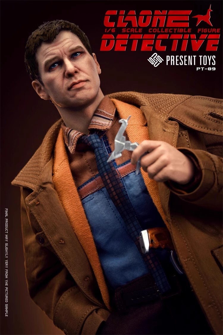 Presale PRESENT TOYS PT-sp89 1/6 Clone Detective Rick Deckard