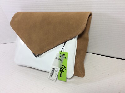 Sam Edelman Women's Clutch Bag Brown Suede New w/ Tags UK