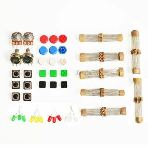 Lot of Electronic Parts Pack KIT for ARDUINO component Resistors Switchs Buttons - Photo 1 sur 6