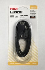  WHOLESALE  RCA HDMI Cable - 3ft / .9m Black -- 4PC LOT