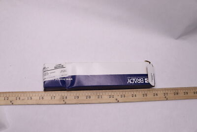 Brady Cable Markers Pre-Marked Card Adhesive White Vinyl CPCWM-176-200