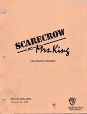 SCARECROW & MRS. KING SERIES THE PHAROAHS ENGINEERS SCRIPT KATE JACKSON copy