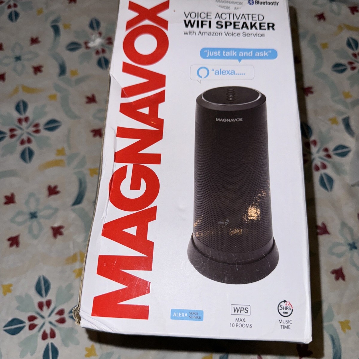 Alexa Magnavox Waterproof Speaker Magnavox Alexa Portable Speaker