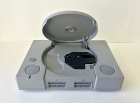 Sony PlayStation 1 PS1 Console 2 CONTROLLERS VERY CLEAN!! Crash Bandicoot 2