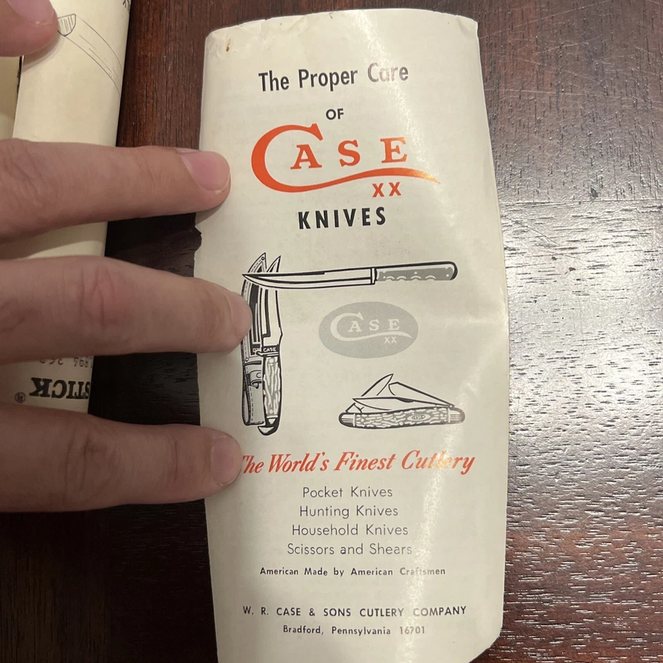 Afilador de varilla cruzada vintage Case Knives xx muy raro embalaje original Foto 3 de 4