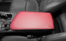 Central Console Storage Box Cover Trim For Lexus NX250 350 2022-2023 Red Leather