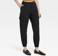 A New Day High-Rise Ankle Jogger Pants size 4 - Black - Pockets - NEW
