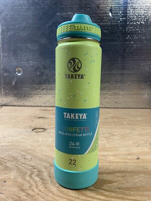 Takeya 22 oz Stainless Steel Water Bottle Leak-Proof Double-Wall