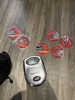 VideoNow 2003 Hasbro Personal Video Player W 8 Movies And Bag TESTED WORKING