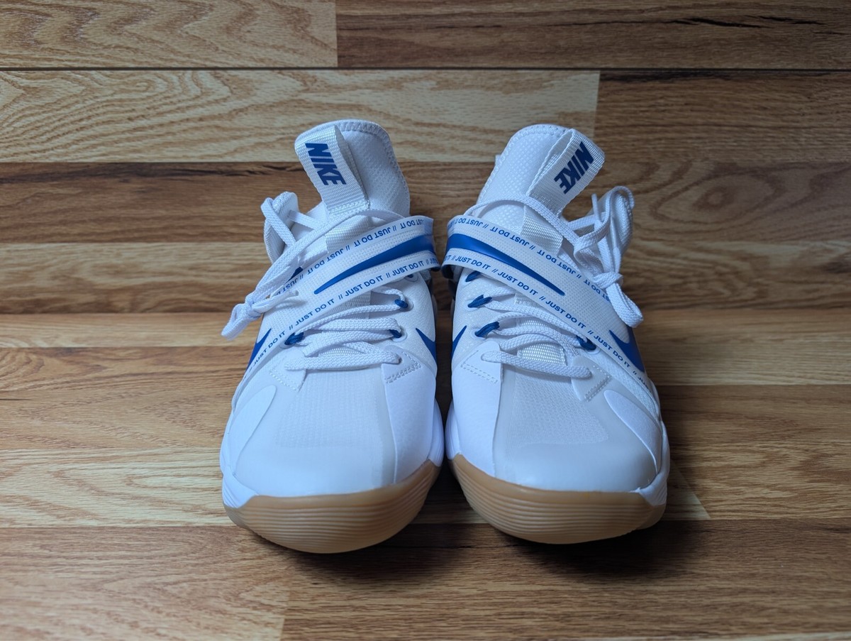Nike React Hyperset Volleyball Men's Size 8.5 White Game Royal