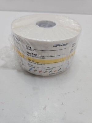 Keystone Labels Keystone Removable Dissolvable Food Rotation Prep Labels | 2 x 2