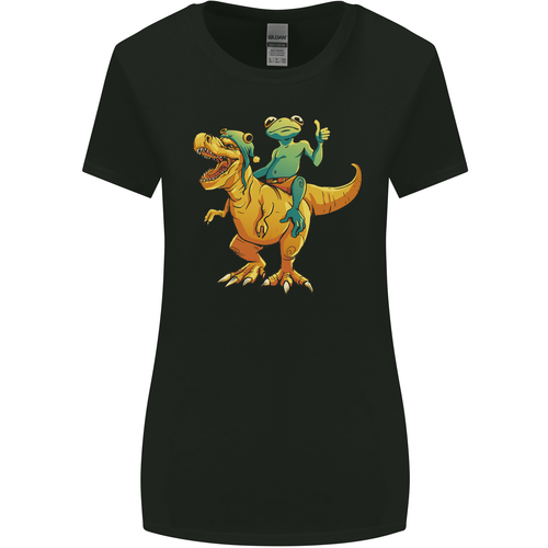 T-shirt Femme Gildan Motif Poisson Grenouille – Coupe Large Col Rond – Manches Courtes