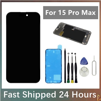 For iPhone 15 Pro Max Incell LCD Display Touch Screen Digitizer Assembly + Tools