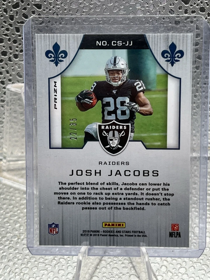 2019 Panini Rookies & Stars - Crusade #CS-JJ Josh Jacobs (RC) /35 - Image 2 of 3