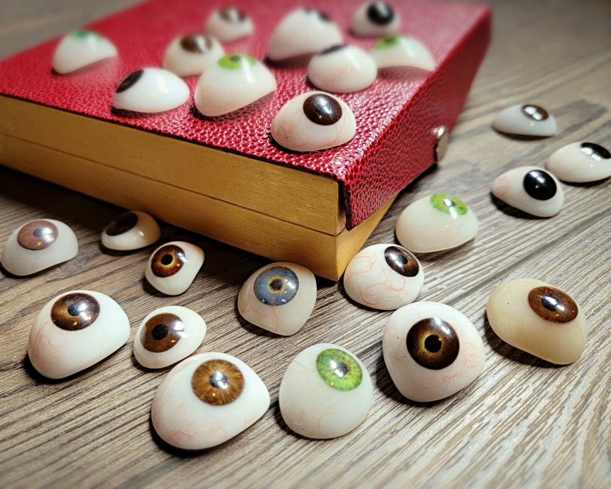 Kaotica eyeball 新品未使用 Prosthetic Human Eyes, Vintage Style Acrylic Fake Eyes, Oddities