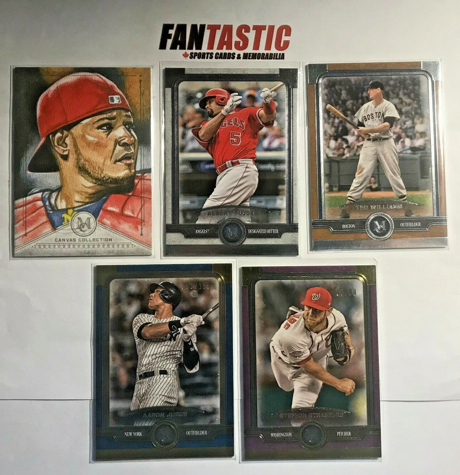 Topps Museum Collection YOU PICK base Canvas Collection Parallels 2017 2018 2019 - Image 4 of 4