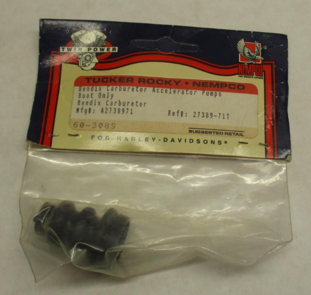Harley Davidson Twin Power Bendix Carburetor Accelerator Pump Boot OEM