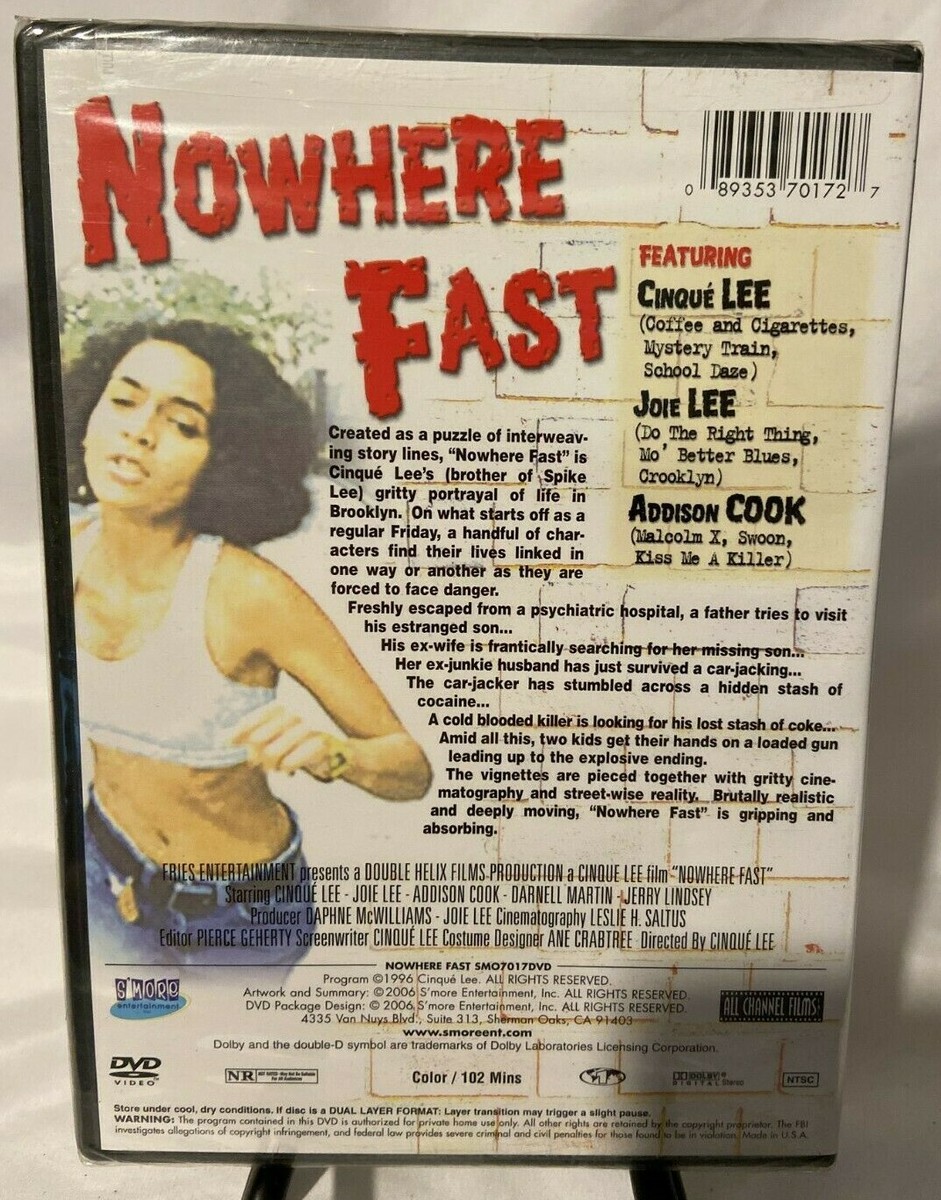 Nowhere Fast DVD Cinque Lee, Joie lee, addison cook, Darnell