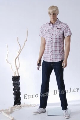 EUROTONDISPLAY männliche Schaufensterpuppe MA-12 Mannequin male Hautfarbe mit Frisur Mann