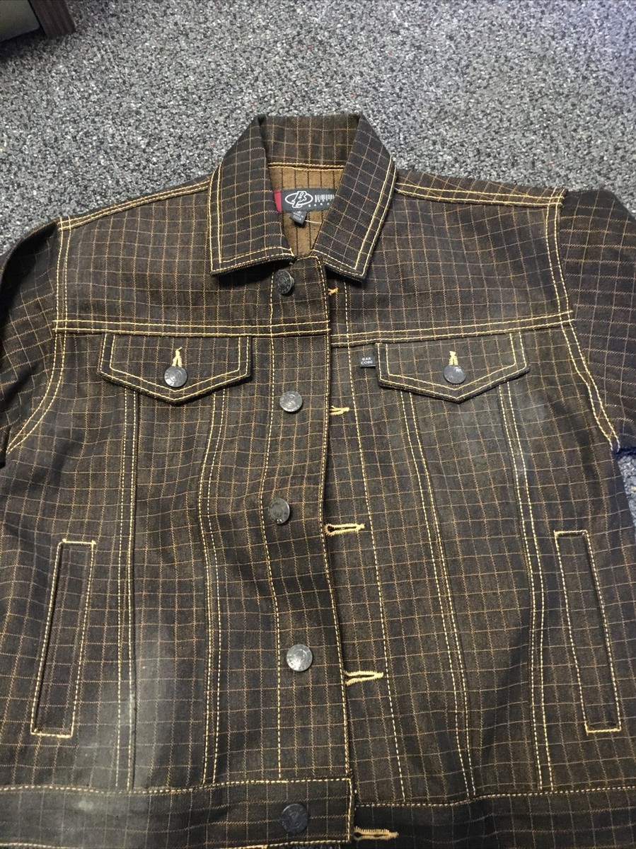 ☆NINE BULAZ LINE☆ クラッシュ DENIM JAKET 'L' 7B3D17DF-45F0-4071-8037-