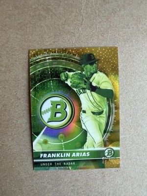 2026 Bowman Under The Radar UR-5 Franklin Arias, Boston Red Sox Gold /50