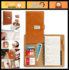 Password Book with Alphabetical Tabs  Lock, 302 Pages, Refillable Logbook, A5